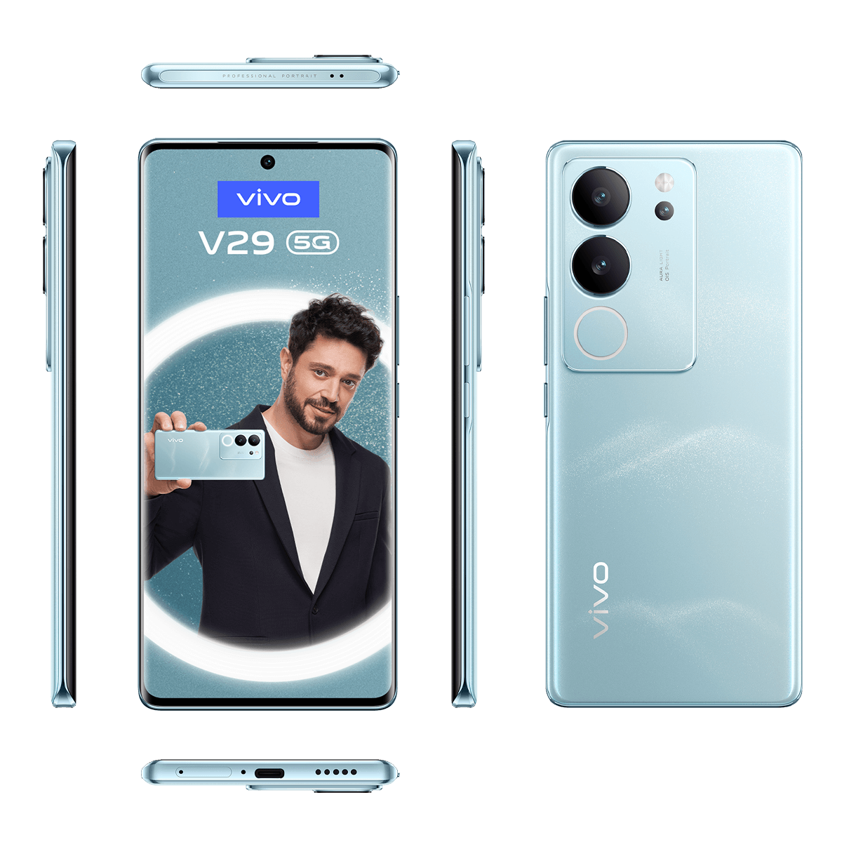 vivo V29 LİTE + TWS air Hediye 8GB+256GB Altın Işıltısı_5