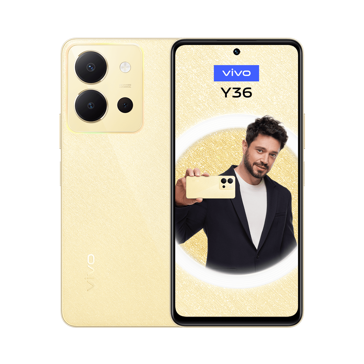 vivo Y36 8GB+128GB Altın Sarısı_5