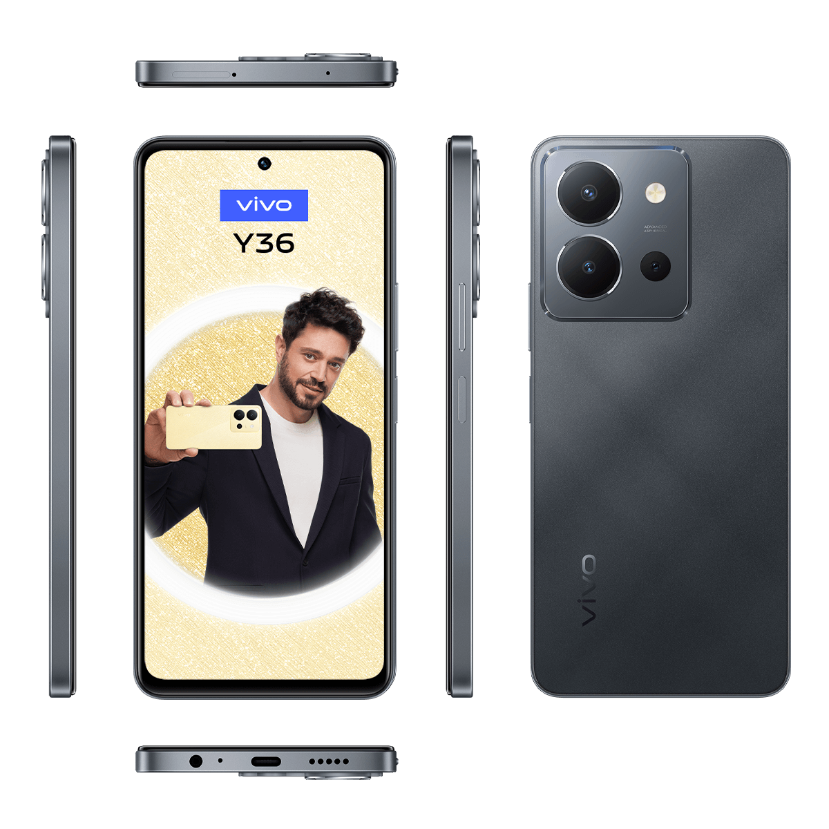 vivo Y36 8GB+256GB Meteor Siyahı_6